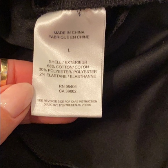 Theory black v-neck top - Picture 6 of 6